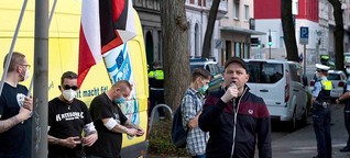 Neonazi nach Angriff auf Taxifahrer im Gefängnis - einige wenige Anhänger demonstrieren vor JVA für Freilassung - Nordstadtblogger