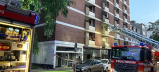 Brand in Bremer Hochhaus: Feuerwehr rettet 50 Menschen