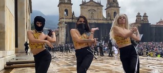 Das sind: Piisciiss, Nova und Axid, die durch Tanz Kolumbien verändern wollen