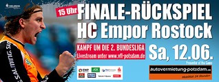 FINALE Aufstieg 2. Bundesliga: 1. VfL Potsdam vs. Empor Rostock am 12. Juni