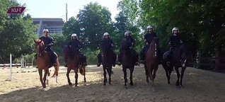 KURT - Das Magazin: Training der Polizei-Reiterstaffel