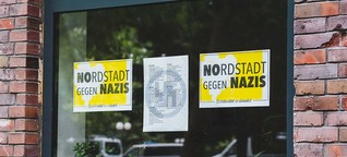 Nordmarkt-Quartier wegen Nazi-Kundgebung abgeriegelt - Hubschrauber und Antifa-Protest übertönten rechte Parolen - Nordstadtblogger