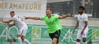 Finaltag der Amateure: Union Fürstenwalde zieht mit Köpfchen in den DFB-Pokal ein