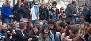 Protest gegen Macrons Hochschulreform