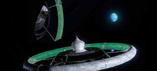 Rotierende Raumstationen: Blue Origin will künstliche Schwerkraft herstellen | MDR.DE