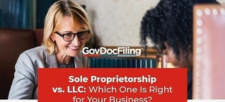 LLCs and Sole Proprietorships: Which One Should You Choose?