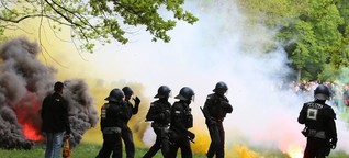 Polizei - Wie bei G20