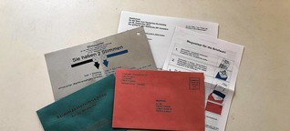 Initiative bringt Unterlagen in den Umlauf, die den Briefwahlunterlagen zur Bundestagswahl ähneln