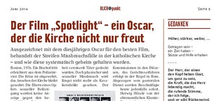 „Spotlight“: Ein Oscar, der die Kirche nicht nur freut