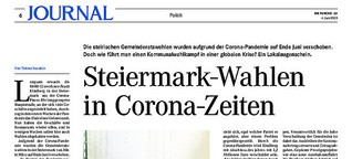 Steiermarkwahlen in Zeiten von Corona