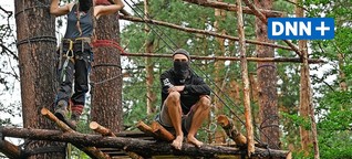 "Wir bleiben solange wie nötig" - Aktivisten besetzen Wald bei Kiestagebau Ottendorf-Okrilla