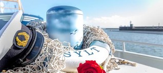 Seebestattungen auf Sylt: Nur rund die Hälfte der in der Nordsee Bestatteten sind Insulaner | shz.de