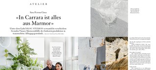 "In Carrara ist alles aus Marmor": wie Bloc Studio Alltagsgegenstände in Lunst verwandelt