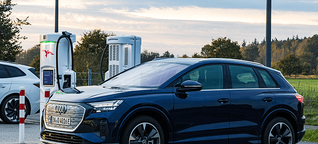 Ladekurve - Audi Q4 e-tron (5 auf 80 Prozent) - Saving-Volt