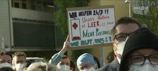 Gesundheitspersonal schreit nach Hilfe / Impfzentren öffnen - Niederösterreich heute vom 10.11.2021 um 19:00 Uhr