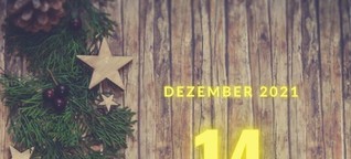 Stresemanns Weihnachtsbaum Kalender für den 14. Dezember