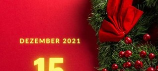 Stresemanns Weihnachtsbaum Kalender für den 15. Dezember
