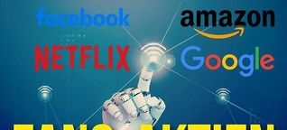 FANG-Aktien - Die 4 großen Tech-Giganten Facebook, Amazon, Netflix, Google