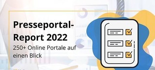 Presseportal-Report 2022: 250+ Online Portale auf einen Blick [1]