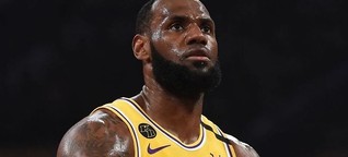 Watch LeBron James Runs Away From Groupies Chasing Him Outside Club By Going Wrong Way Down The Escalator, Video Goes Viral