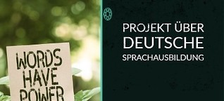 Projekt über deutsche Sprachausbildung