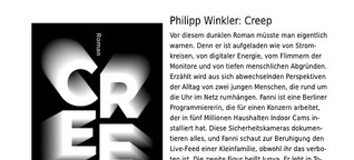 "Creep" von Philipp Winkler / Rezension 