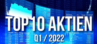 Die 10 besten Aktien im ersten Quartal 2022