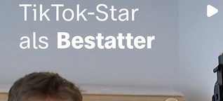 @zdfheute (Instagram) via Volle Kanne - TikTok-Star als Bestatter 