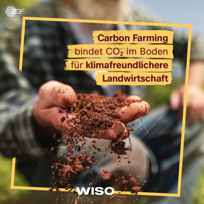 Carbon Farming bindet CO2  | ZDF WISO (Instagram)
