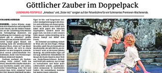Umjubelter Festspiel-Start auf der Luisenburg mit "Amadeus" und "Sister Act"