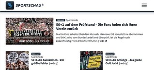3teilige Podcast-Serie ARD Sportschau: Die 50plus1-Regel!