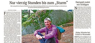 Schnell und souverän: Maurice Ernst übernimmt für erkrankten Kollegen Rolle in "Sturm"