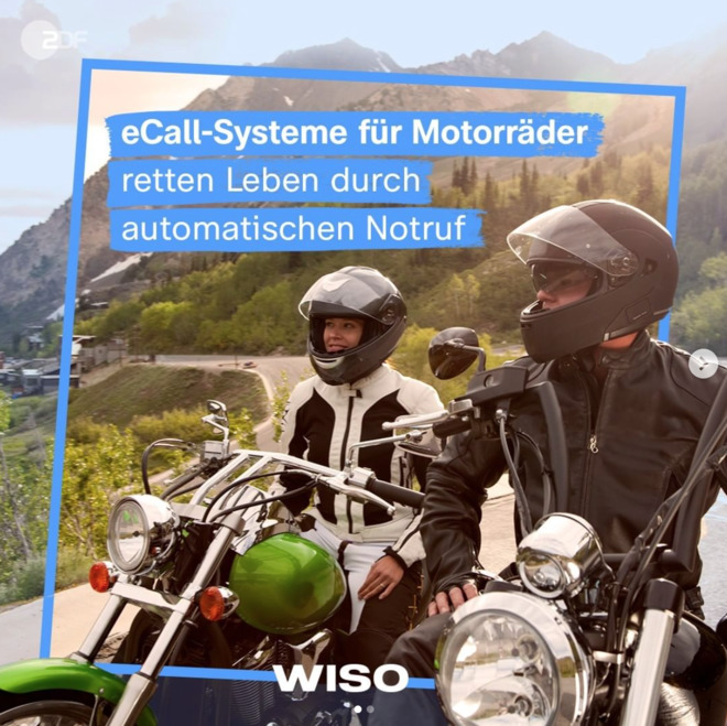 eCall-Systeme für Motorräder | ZDF WISO (Instagram)