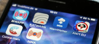 Tester über Katastrophen-Warn-Apps: „Eine App reicht meist nicht aus"