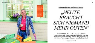 Auf einen Spritzer mit Thomas Brezina: "Heute braucht sich niemand mehr outen" | Wienerin
