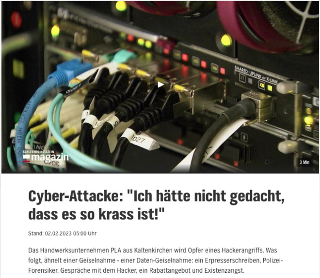 Hacker-Angriffe auf Firmen in Schleswig-Holstein