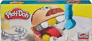 Крутой детский пластилин Плей-До для лепки голова с зубами