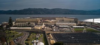 Mythisches Gefängnis - im San Quentin Museum bei San Francisco