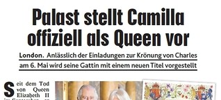 Palast stellt Camilla als Queen vor
