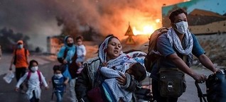 Brand in Moria: „Es wollen alle nach Deutschland, aber das geht nicht"
