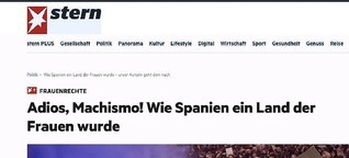 Adios, Machismo! Wie Spanien ein Land der Frauen wurde