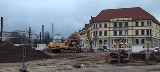 Baustellen in Magdeburg - Damaschkeplatz