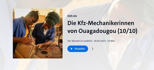 Die Kfz-Mechanikerinnen von Ouagadougou