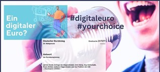 Digitaler Euro: Formate und Inhalte der politischen Kommunikation des Projekts