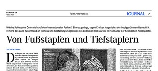 Österreichische Außenpolitik: Von Fußstapfen und Tiefstapler