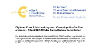 Digitaler Euro: Datenschutz & Demokratie