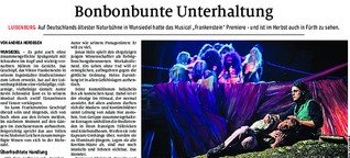 Uraufführung des Musicals "Frankenstein" beeindruckt die Luisenburg-Besucher