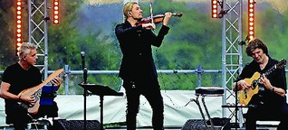 Star-Geiger David Garrett verneigt sich auf der Banzer Klosterwiese vor Virtuosen