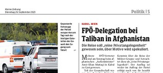 FPÖ-Delegation bei Taliban in Afghanistan