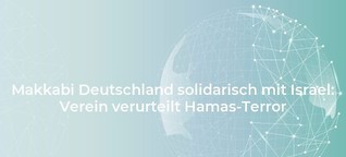 Makkabi Deutschland solidarisch mit Israel: Verein verurteilt Hamas-Terror